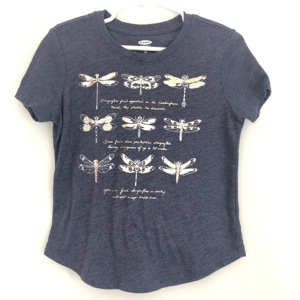 Girl’s Old Navy Dragonfly Tee Size XS